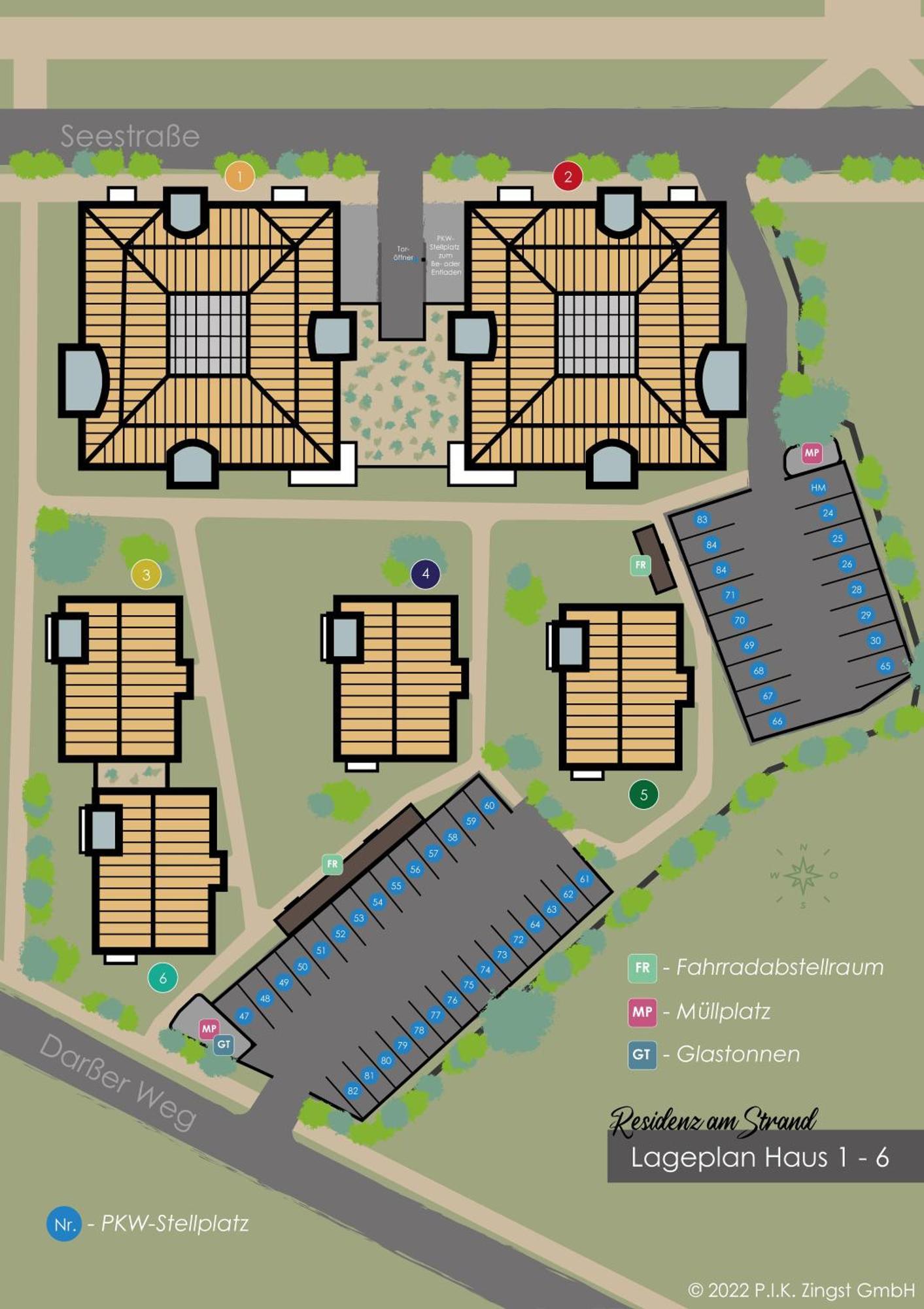 Residenz am Strand Ostseeglück - Wohnung 1-13 Ostseeheilbad Ostseeheilbad Zingst Exterior foto